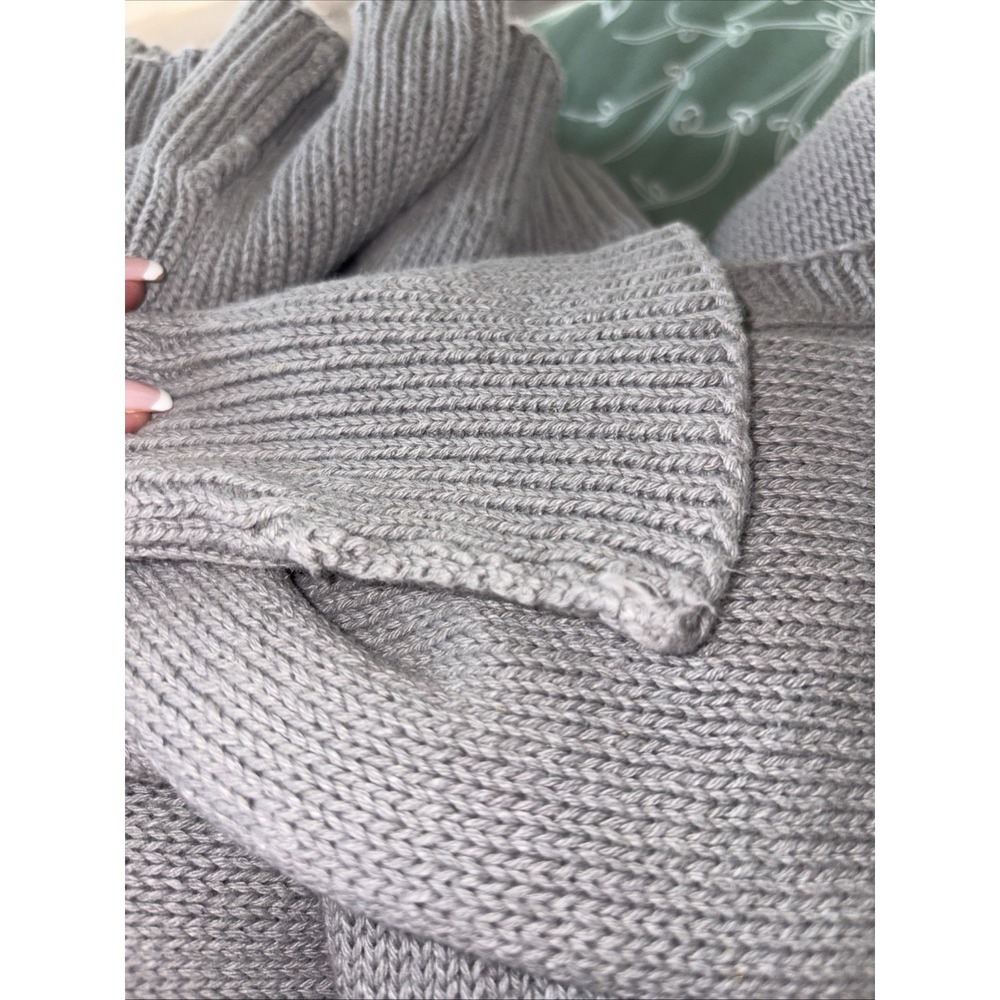 Polo Ralph Lauren Mens SweaterGray V-Neck‎ Long Sleeve Linen Cotton Blend XL - Picture 13 of 13
